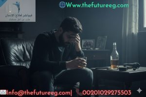 توضيح لعلاج إدمان الكحول وخطوات التعافي تحت إشراف فريق متخصص في مستشفى فيوتشر