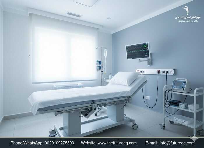 غرف علاج الإدمان في مستشفى فيوتشر ودورها في تجربتي مع ترك الشبو.
