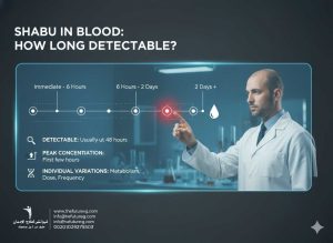 تحليل الدم للكشف عن الشبو وقياس كم مدة بقاء الشبو في الدم بدقة.
