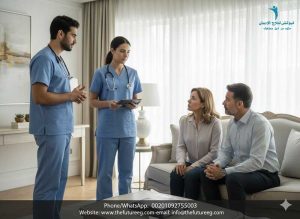 فريق التدخل المهني في مستشفى فيوتشر لنقل مدمن الآيس بأمان.