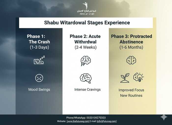 مراحل انسحاب الكريستال ميث خلال تجربتي مع ترك الشبو.