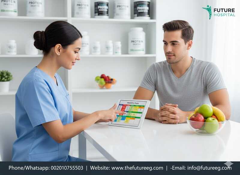 جلسات العناية والترميم الصحي لاستعادة نضارة الوجه في مستشفى فيوتشر.