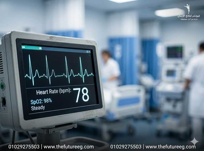 أجهزة مراقبة طبية لضمان أمان مريض الشبو أثناء الانسحاب.