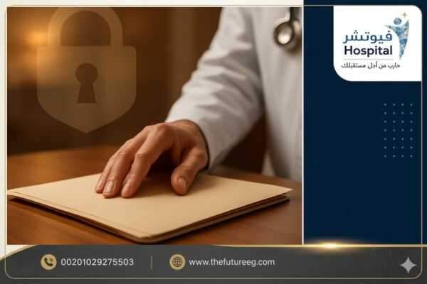 حماية بيانات المريضات وضمان علاج ادمان النساء بدون فضيحة وبأعلى درجات السرية في مستشفى فيوتشر.
