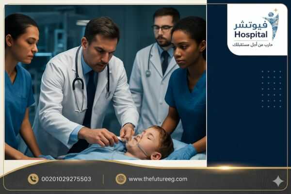 طاقم طبي عاجل في مستشفى فيوتشر يتعامل مع حالات الجرعة الزائدة لمنع مضاعفات الشبو القاتلة.