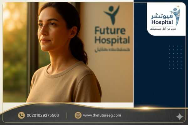امرأة تقف بثقة أمام نافذة تطل على حديقة، ترمز للأمل وبداية جديدة في رحلة علاج الانتكاسة عند النساء.