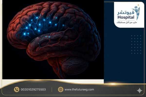 رسم طبي يوضح تدمير مستقبلات الدوبامين في الفص الجبهي بسبب إدمان الميثامفيتامين