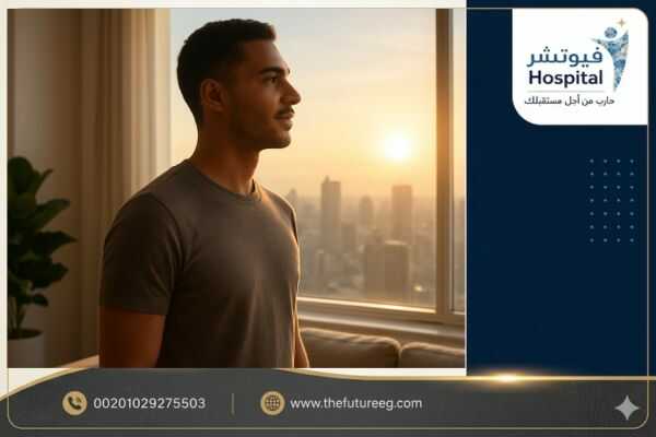 شاب متعافٍ من إدمان الكريستال ميث يتأمل بداية جديدة تعكس نجاح برنامج الرعاية اللاحقة ومنع الانتكاسة.