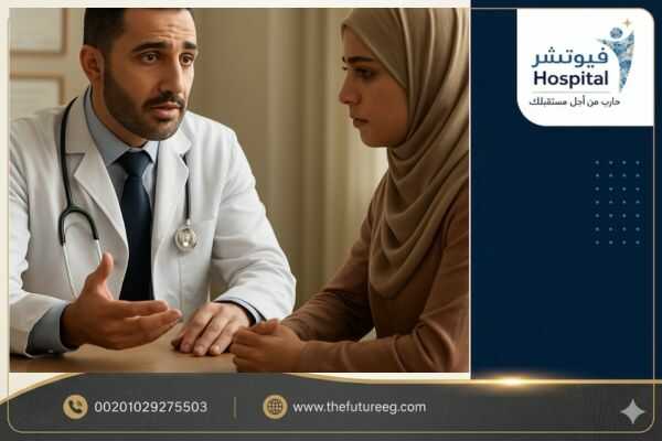 بث الأمل في قلب القارئ الخائف وتوجيهه نحو الاستشارة الطبية الآمنة في مستشفى فيوتشر.
